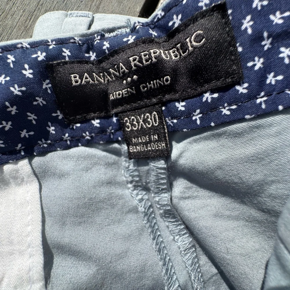 Banana Republic Men's Light Blue Chinos
